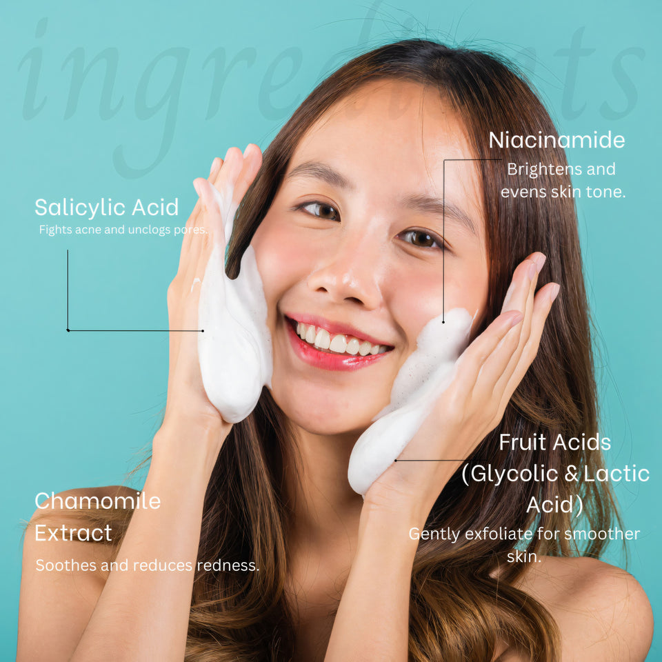 Kate Richards Gentle Glow Niacinamide Foaming Facial Wash